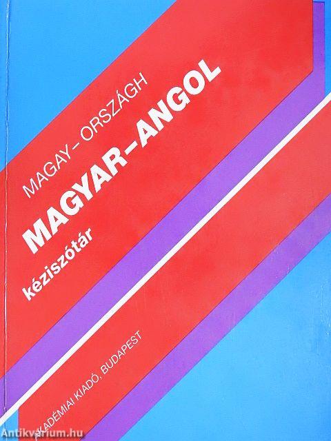 Magyar-angol kéziszótár