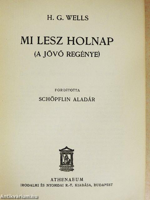 Mi lesz holnap