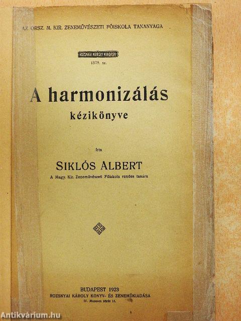 A harmonizálás kézikönyve