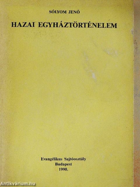 Hazai egyháztörténelem