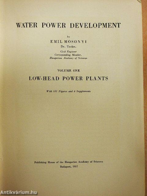 Water Power Development I-II.