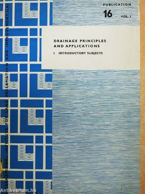 Drainage Principles and Applications I.