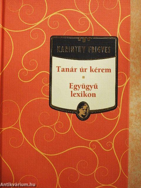 Tanár úr kérem/Együgyű lexikon