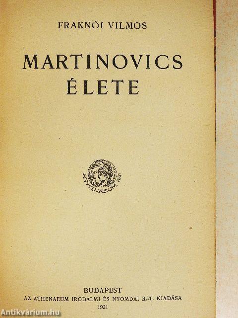 Martinovics élete