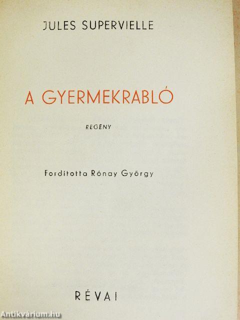 A gyermekrabló