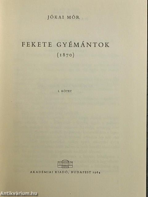 Fekete gyémántok I-II.