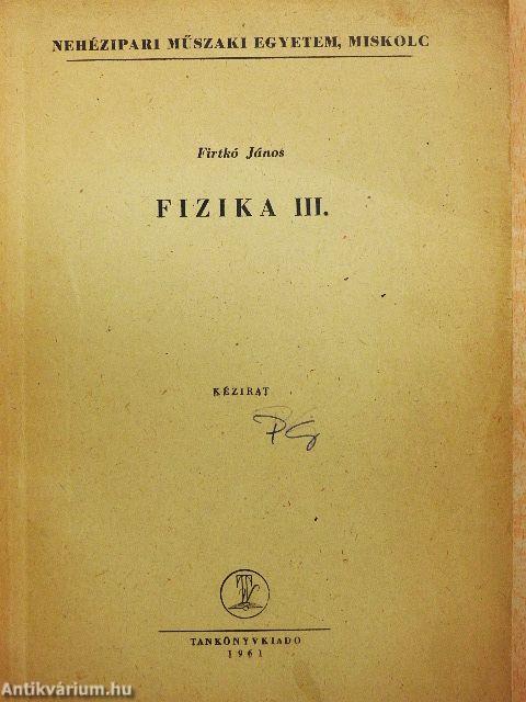 Fizika III.