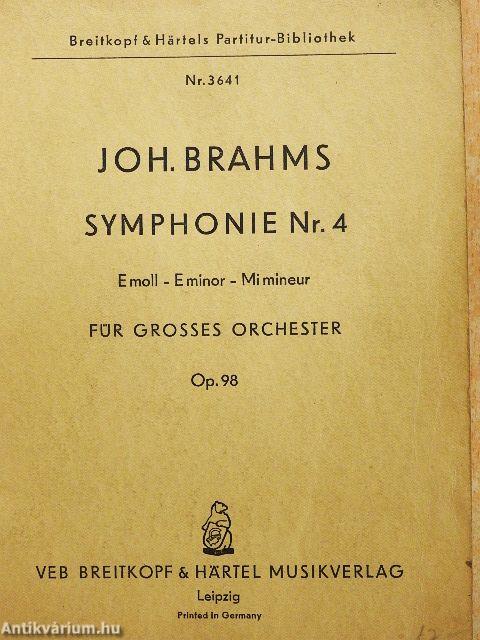 Symphonie Nr. 4 E-moll