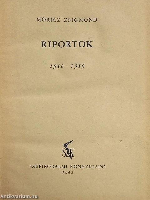 Riportok I.