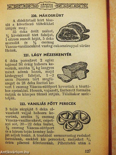 A mi süteményeskönyvünk