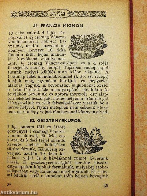 A mi süteményeskönyvünk