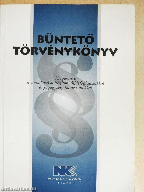 Büntető Törvénykönyv
