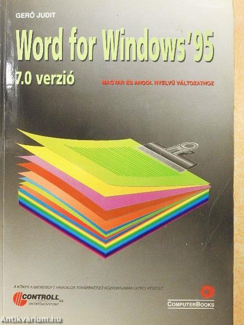 Word for Windows '95