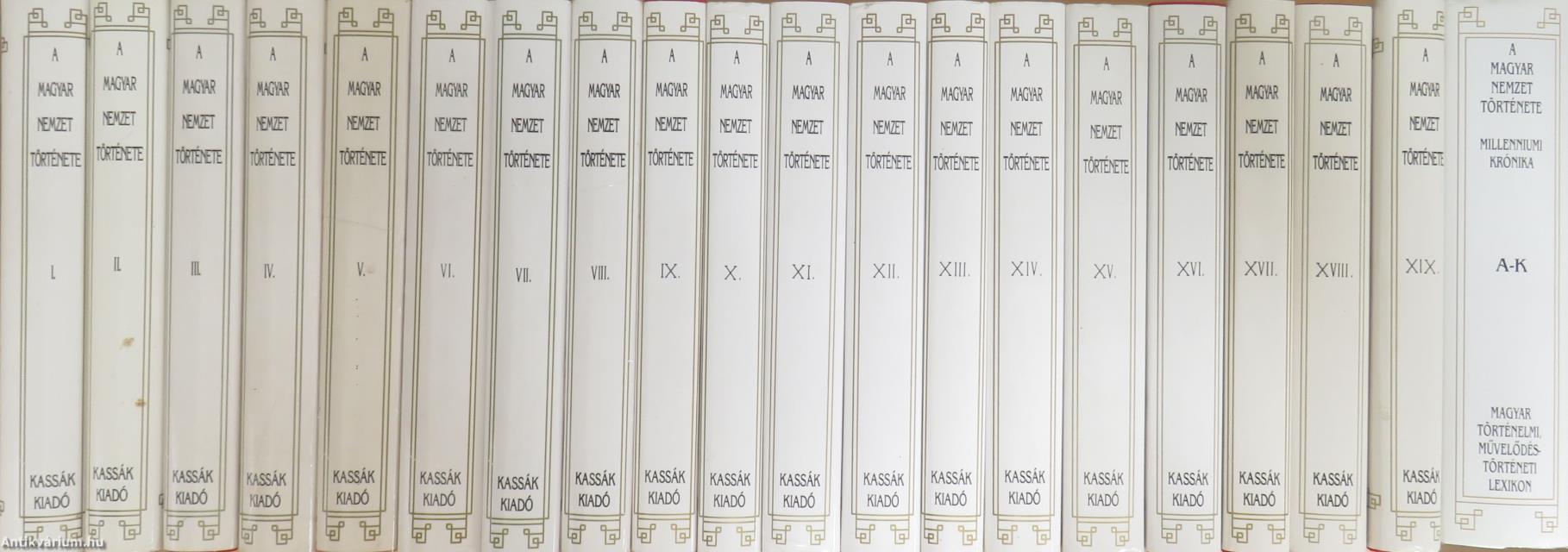 A magyar nemzet története I-XIX./A magyar nemzet története - Millenniumi krónika A-K