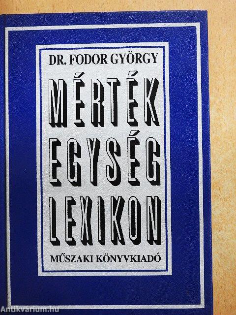 Mértékegység-lexikon