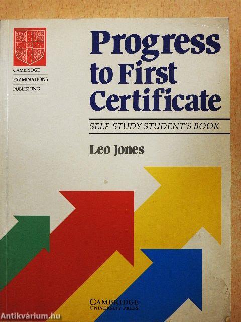 Progress to First Certificate - Self-Study Student's Book