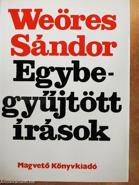 Egybegyűjtött írások 1-3.