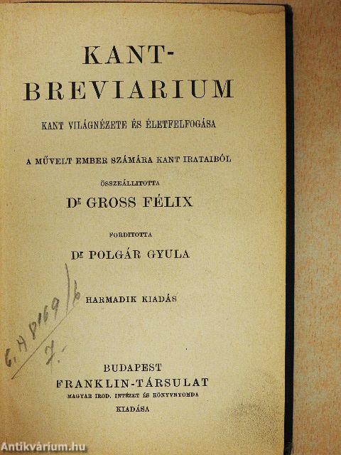Kant-breviarium