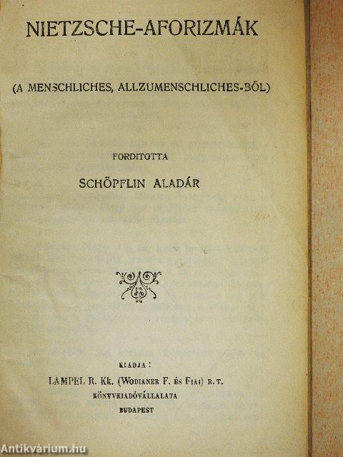 Nietzsche-aforizmák