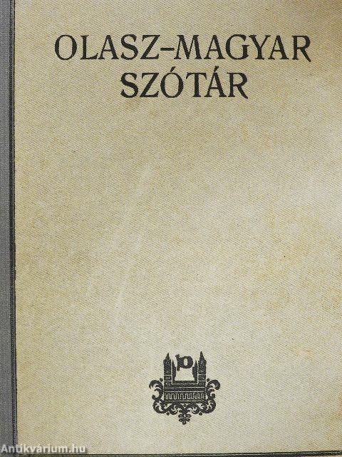 Olasz-magyar szótár