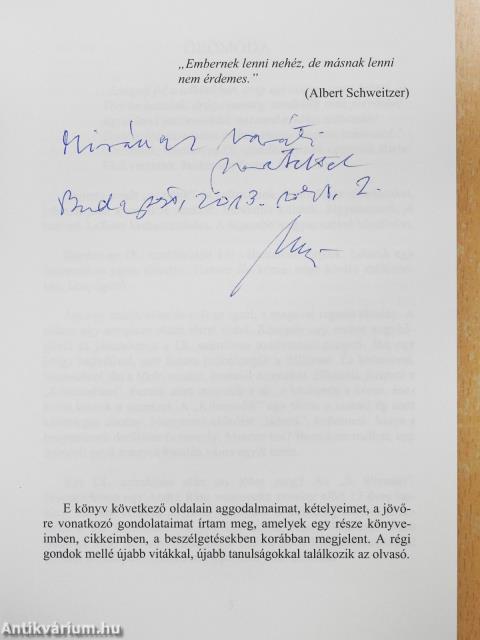 Történelemóra (dedikált példány)