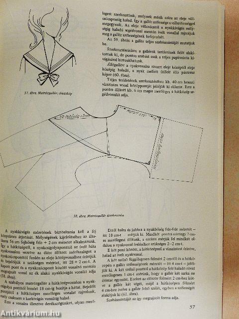 Női szabó szakrajz