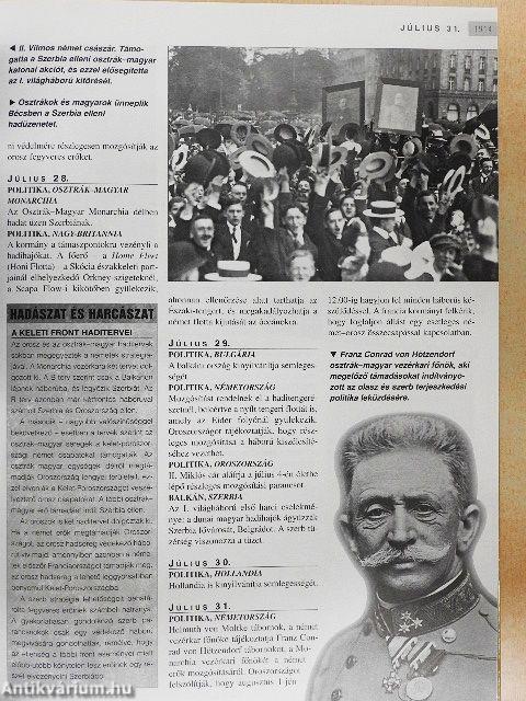 Az I. világháború napról napra
