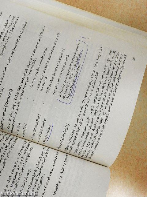 Adatbáziskezelés dBase 5.0 for Windows rendszerben 