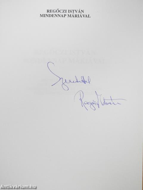 Mindennap Máriával (dedikált példány)