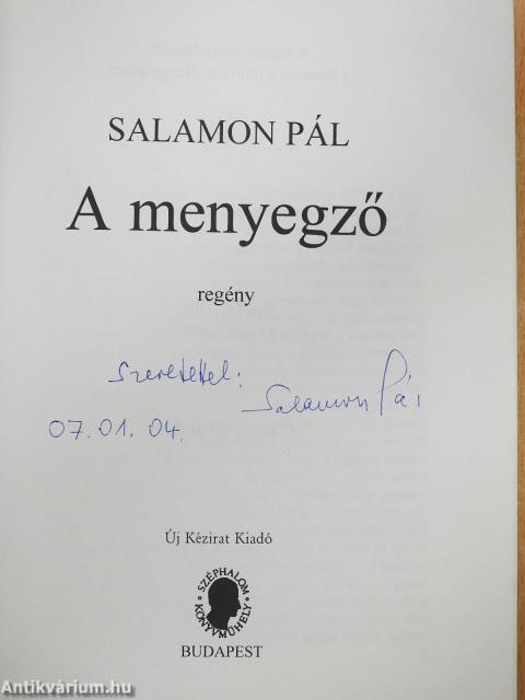 A menyegző (dedikált példány)