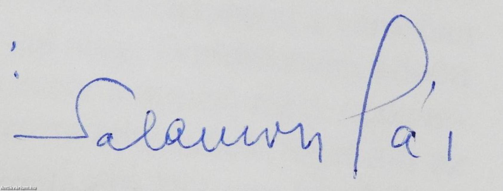 A menyegző (dedikált példány)