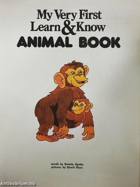 My Very First Learn & Know Animal Book