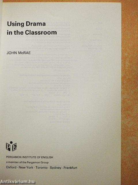 Using Drama in the Classroom