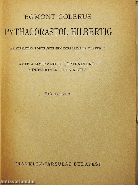 Pythagorastól Hilbertig