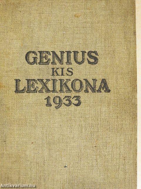Genius kis lexikona