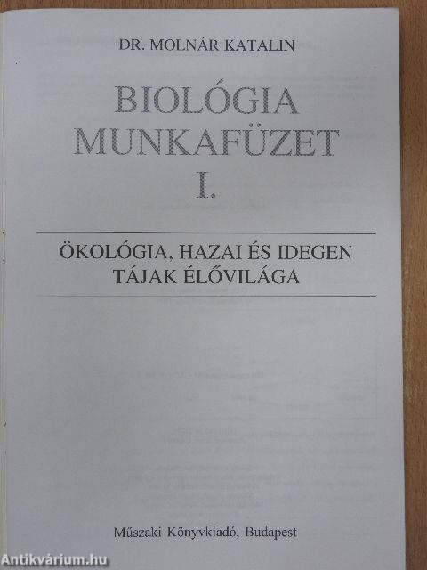 Biológia munkafüzet I.