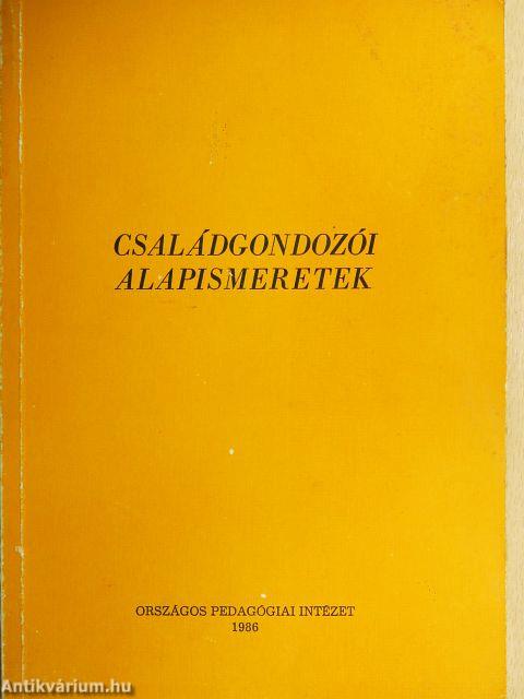 Családgondozói alapismeretek