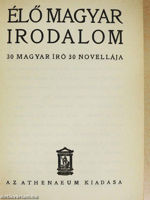 Élő magyar irodalom