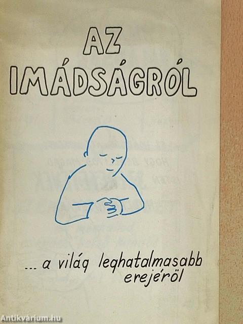 Az imádságról