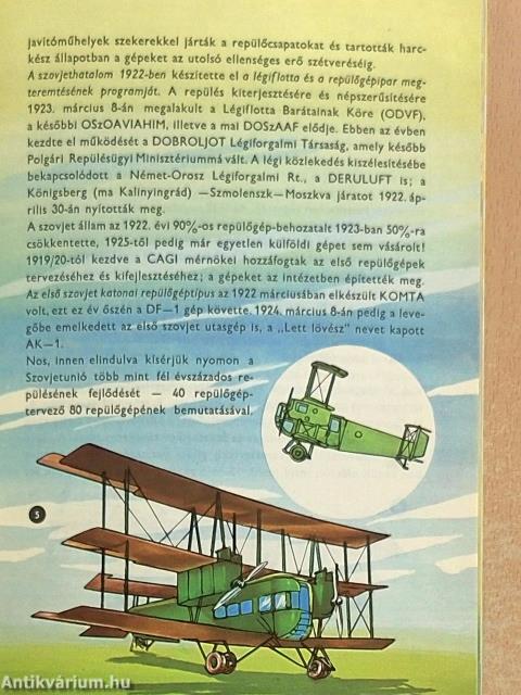 40 szovjet repülőgép-tervező, 80 repülőgép