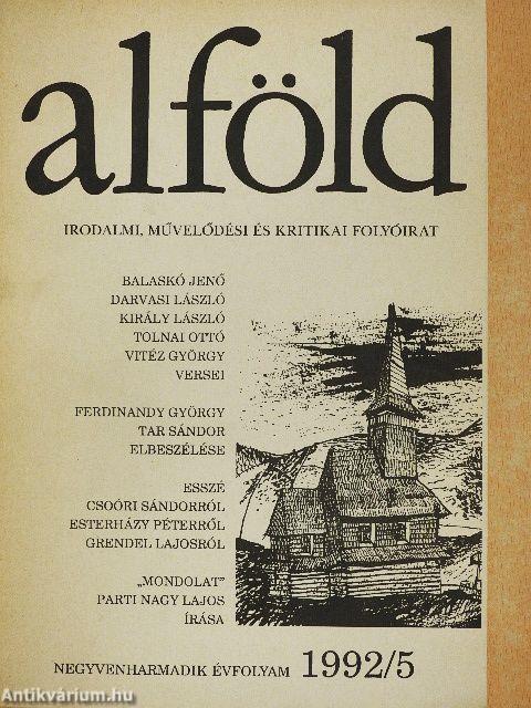 Alföld 1992. május
