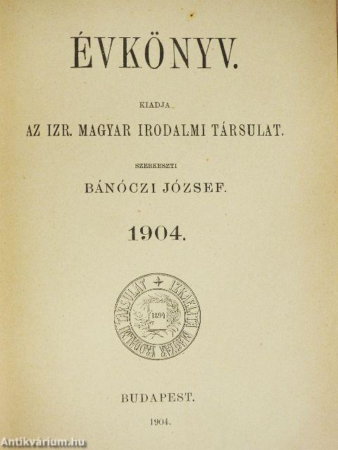 Évkönyv 1904.