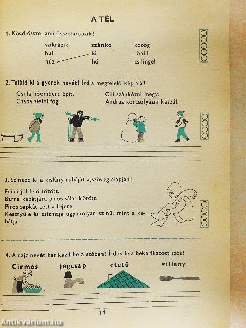 Feladatlapok - Olvasás-írás 1.