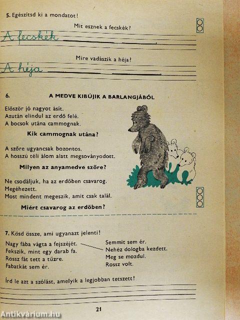 Feladatlapok - Olvasás-írás 1.