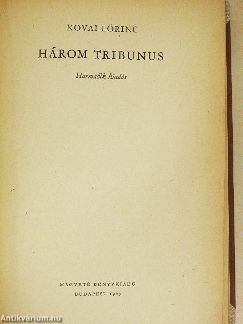 Három tribunus