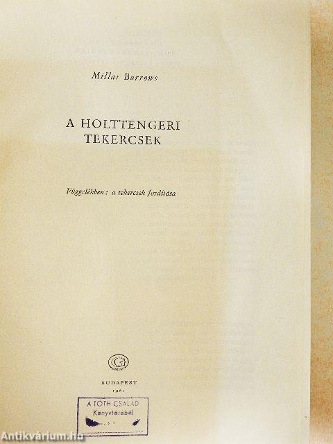 A holttengeri tekercsek