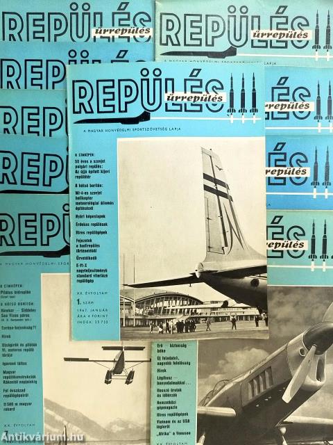 Repülés-Űrrepülés 1967. (nem teljes évfolyam)