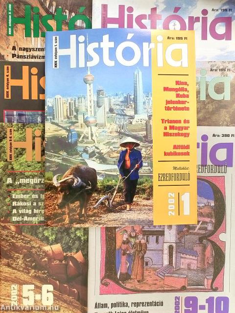História 2002. (nem teljes évfolyam)