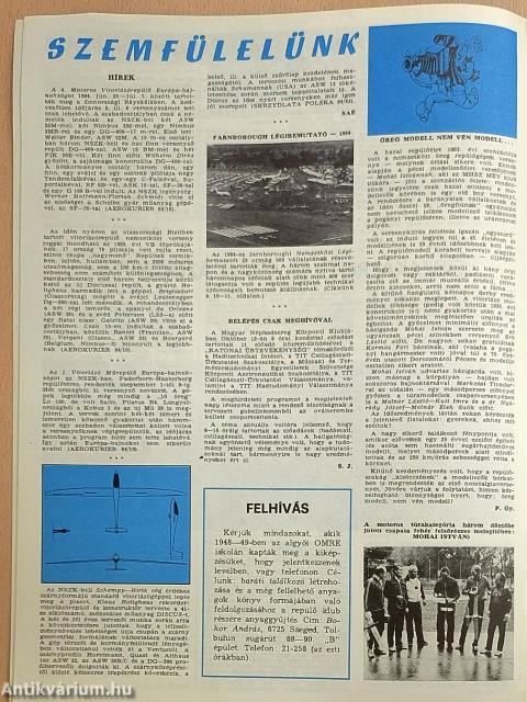 Repülés-ejtőernyőzés 1984. december