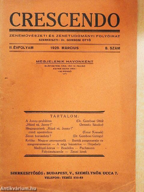 Crescendo 1928. március